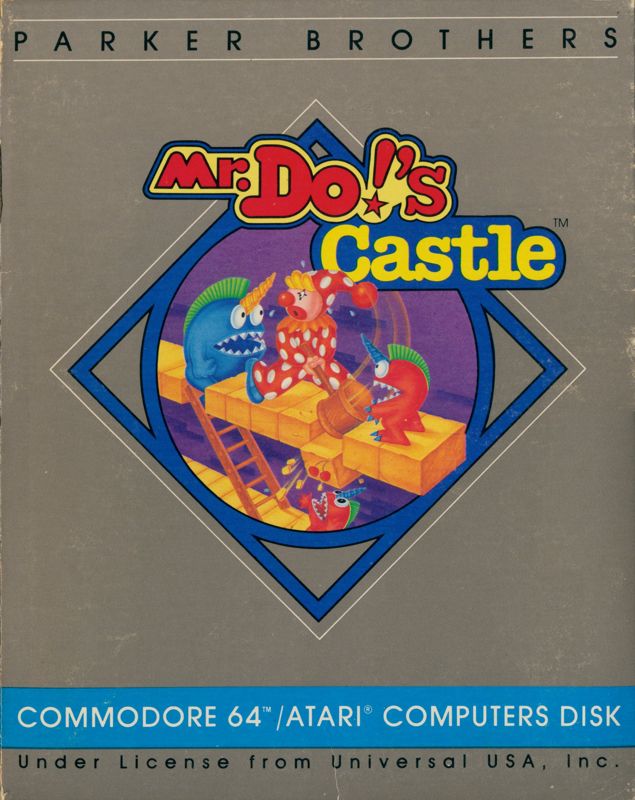 Mr. Do!'s Castle box art for Atari 5200